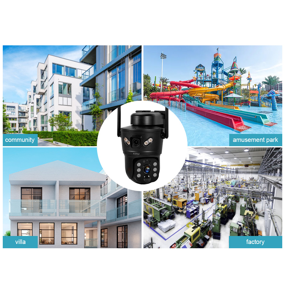 Home Security Video - KERUI 6MP WIFI 4G Solar Camera