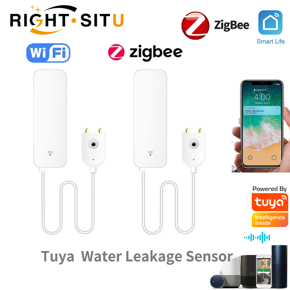 Home Security App - Tuya WiFi Water Leak Sensor, Water