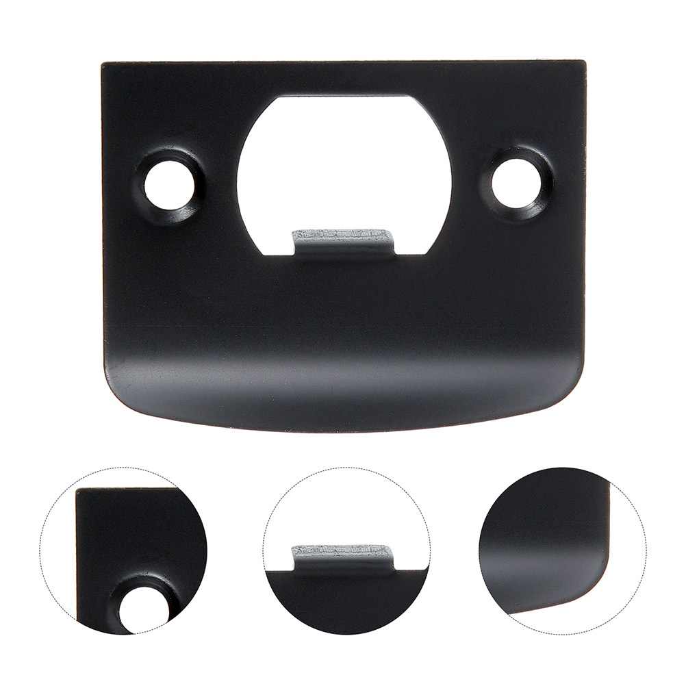 Home Security For Doors - 2Pcs Stainless Steel Door Strike Plate