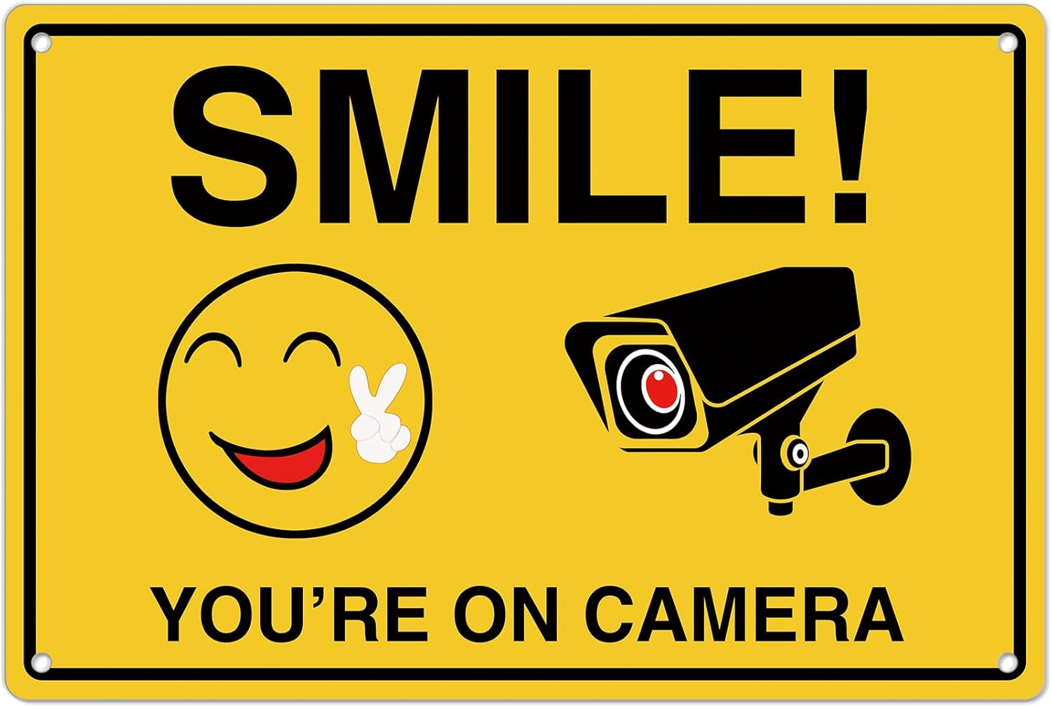 Home Security Video - Smile Youre On Camera Signs ;