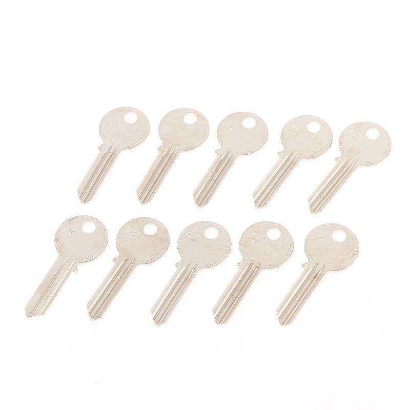 Home Security For Doors - 10Pcs F3 Double Slot Key Blanks