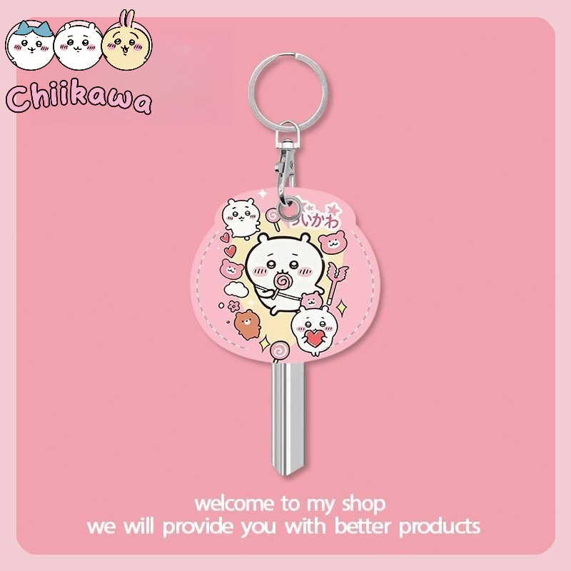 Home Security For Doors - Chiikawa Cute Cartoon Hachiware Key Protection