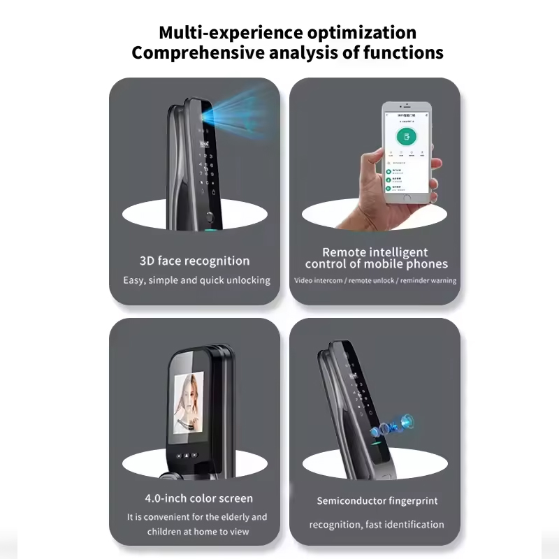 HX5 Smart Door Lock 3D Face Re - Home Security For Doors review and price