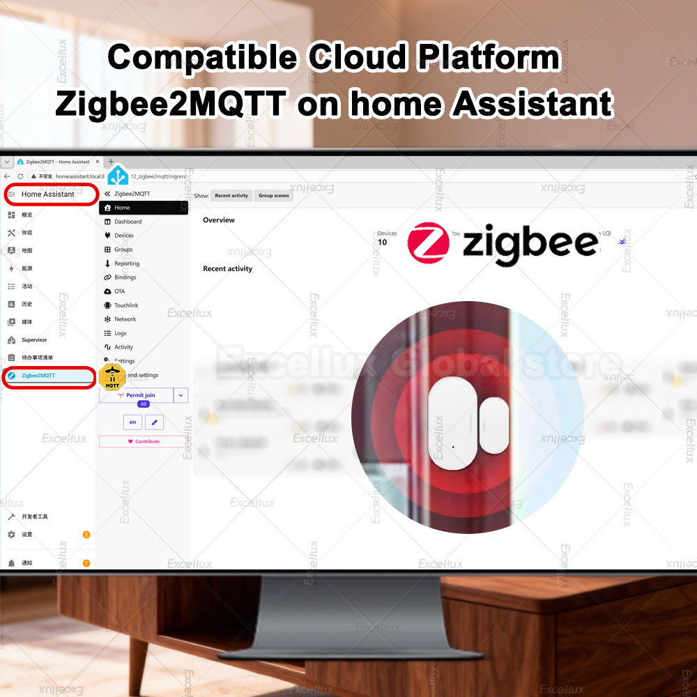 Zigbee 3.0 Door Window Sensor  - Home Security Alarm review and price