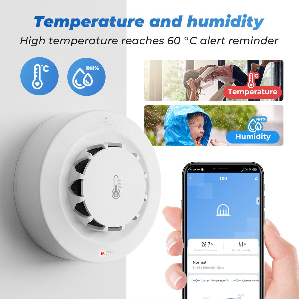 Tuya WiFi Temperature and Humi - Home Security Alarm review and price