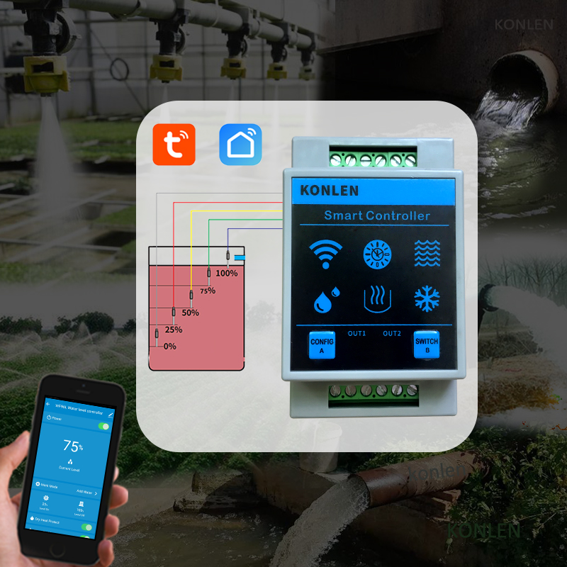 KONLEN Tuya Water Level Sensor - Home Security App review and price