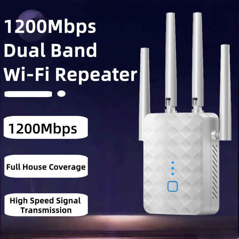 1200Mbps Dual Band WiFi Repeat - Home Security Wireless review and price