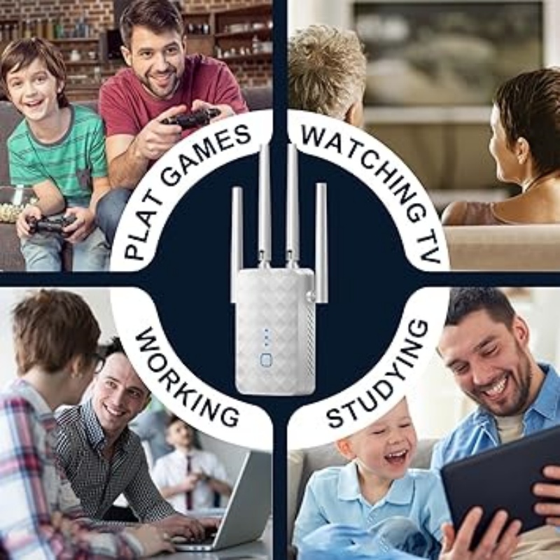1200Mbps Dual Band WiFi Repeat - Home Security Wireless review and price