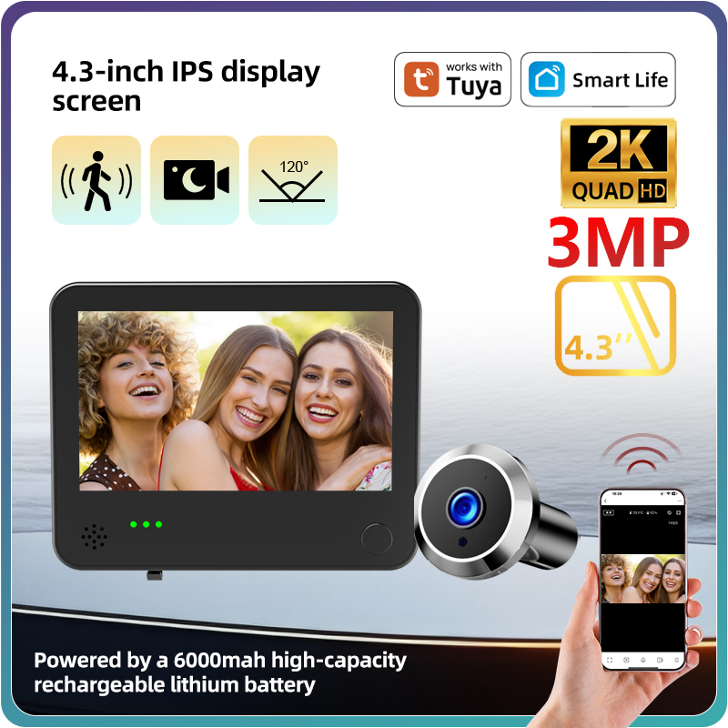 Danmini 4.3inch 2K Smart Life  - Home Security Video review and price
