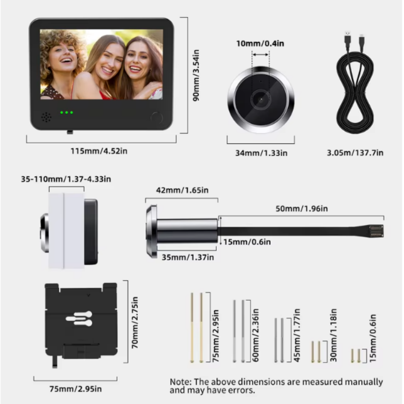 Danmini 4.3inch 2K Smart Life  - Home Security Video review and price
