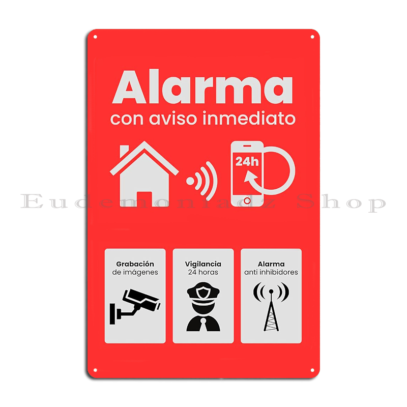 Retro 24h Alarm System Metal S - Home Security Alarm review and price