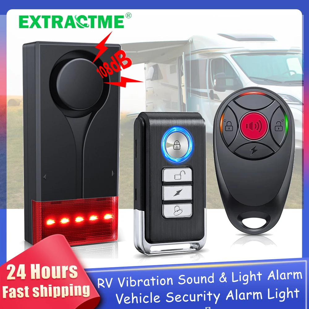Extractme RV Alarm 108dB Car V - Home Security Wireless review and price