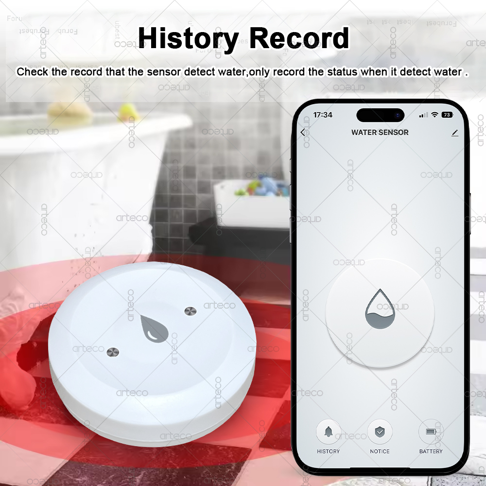Tuya Smart Zigbee Water Sensor - Home Security App review and price