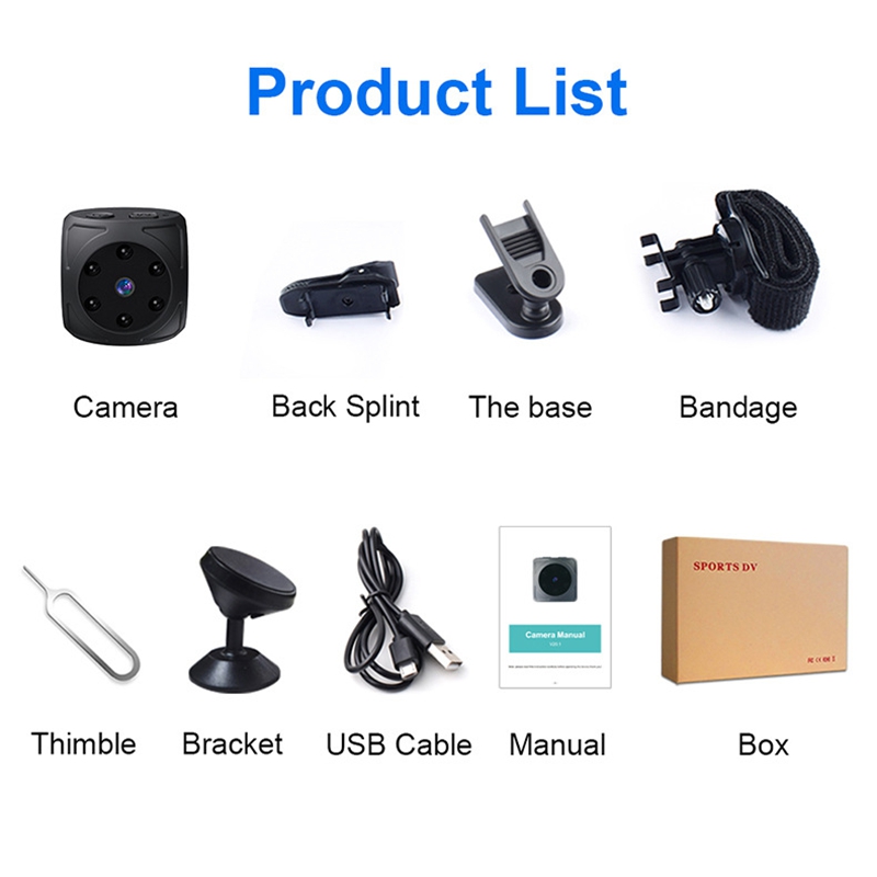 Mini HD Camera 1080p Portable  - Home Security Video review and price
