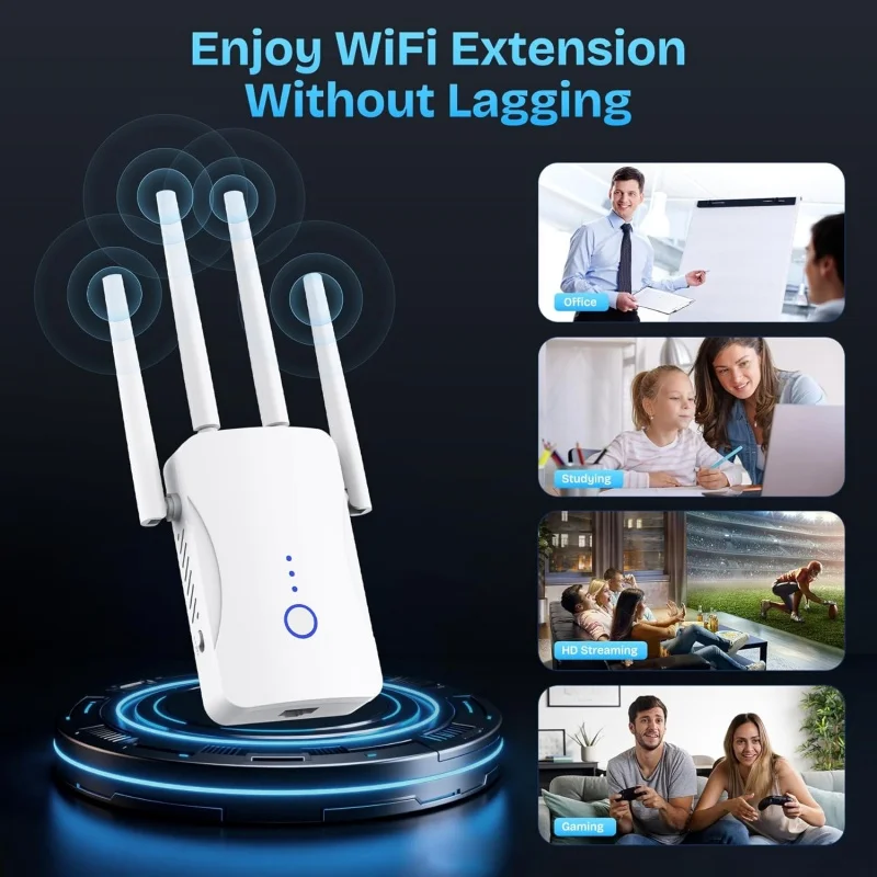 1200Mbps Dual Band WiFi Repeat - Home Security Wireless review and price