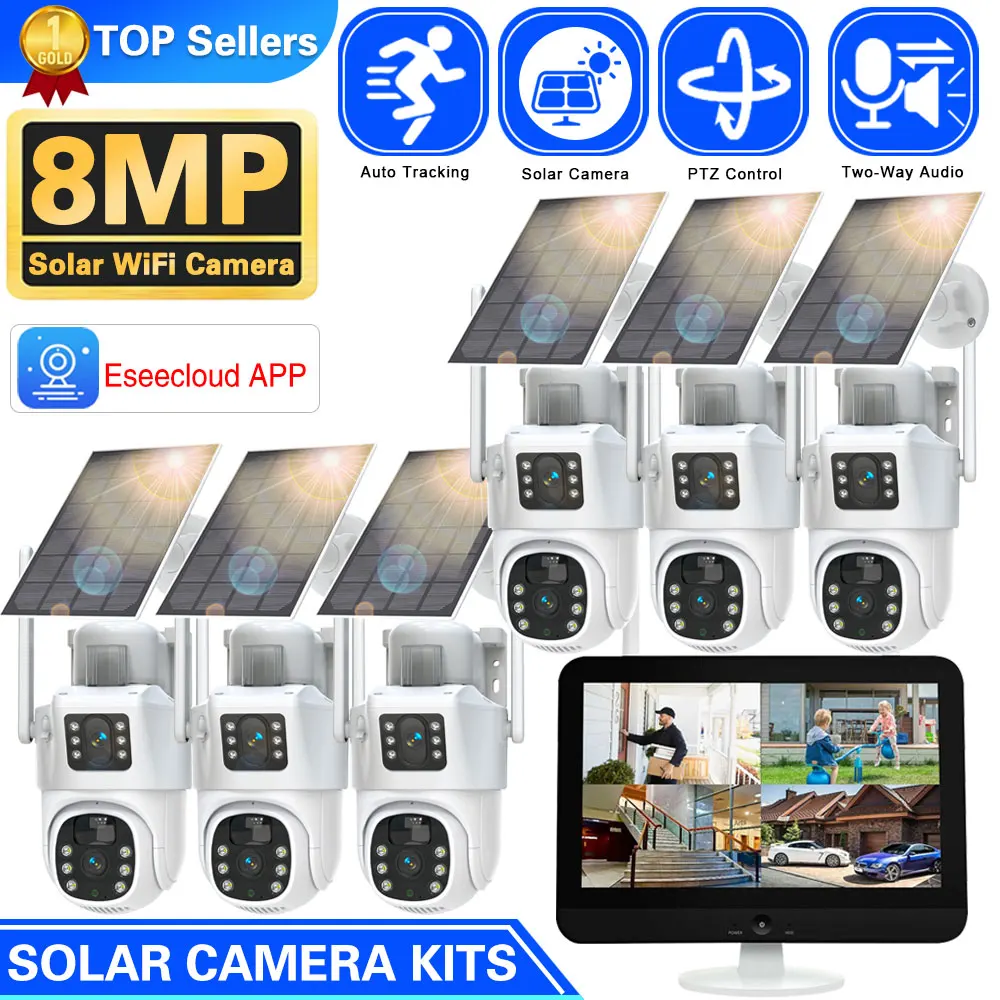 10CH Wireless NVR 4k 8mp Dual  - Camera Solar Wireless review and price