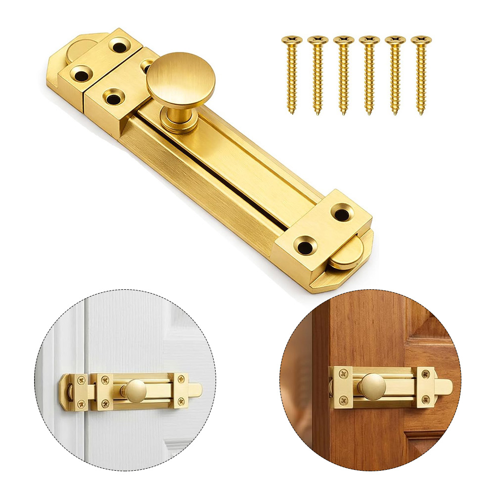 5 Inch Solid Brass Sliding Doo - Home Security For Doors review and price