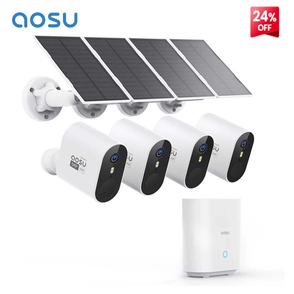AOSU 5MP Solar Camera System O - Camera Solar Wireless review and price