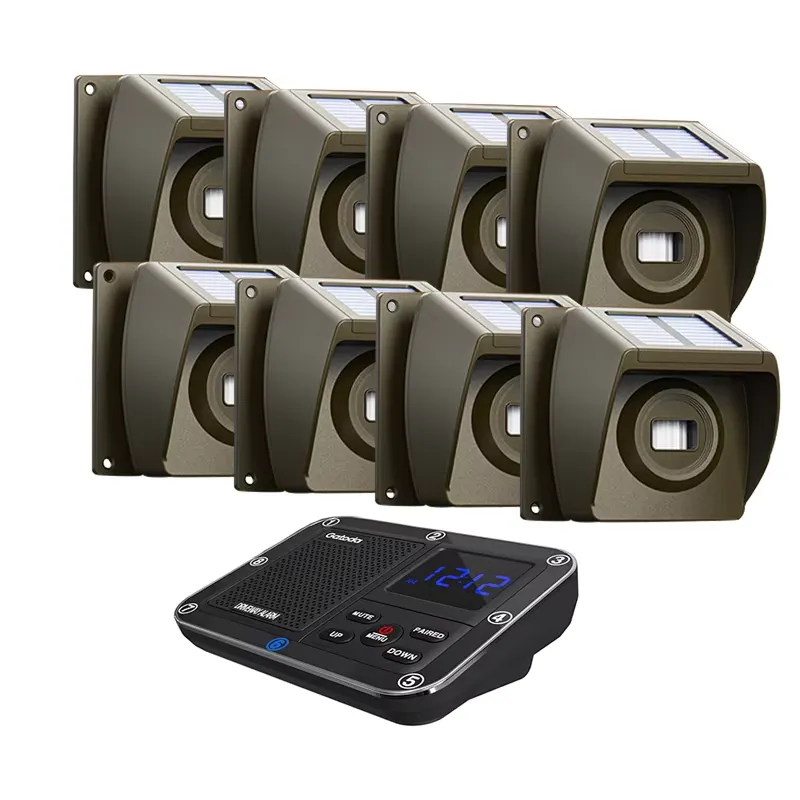 Outdoor Solar - Powered Wirele - Home Security Alarm review and price