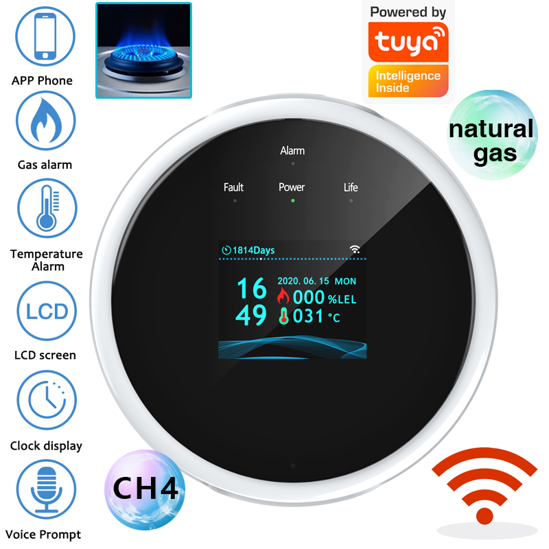 2.4G WiFi Gas Alarm Sensor Com - Home Security System review and price