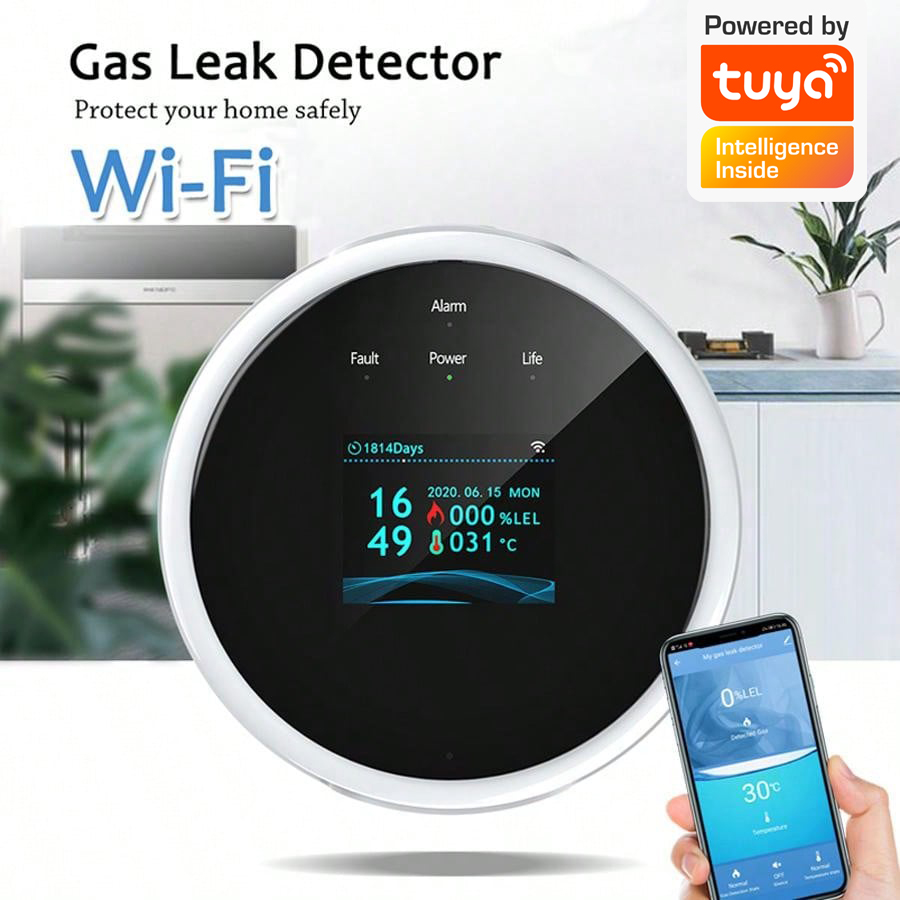 2.4G WiFi Gas Alarm Sensor Com - Home Security System review and price