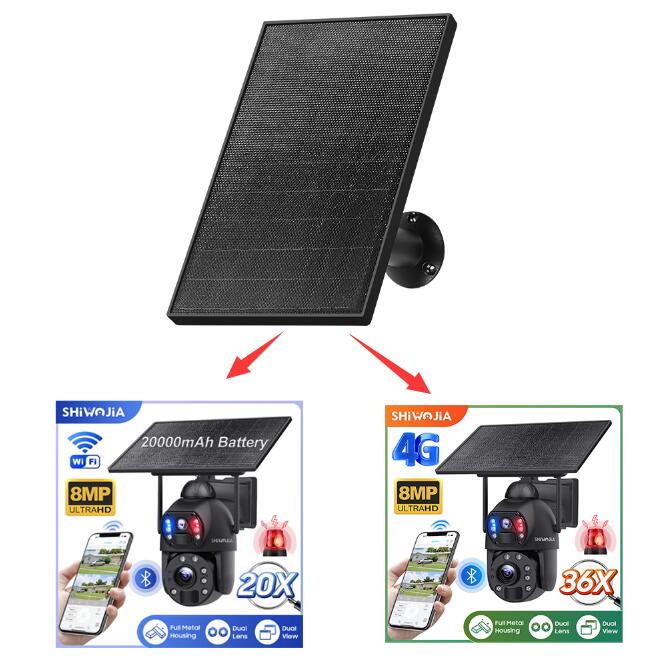 SHIWOJIA Solar Panels Suitable - Camera Solar Wireless review and price