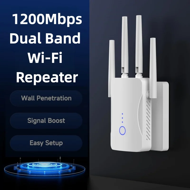 2.4G/5GHz Dual Band WiFi Repea - Home Security Wireless review and price