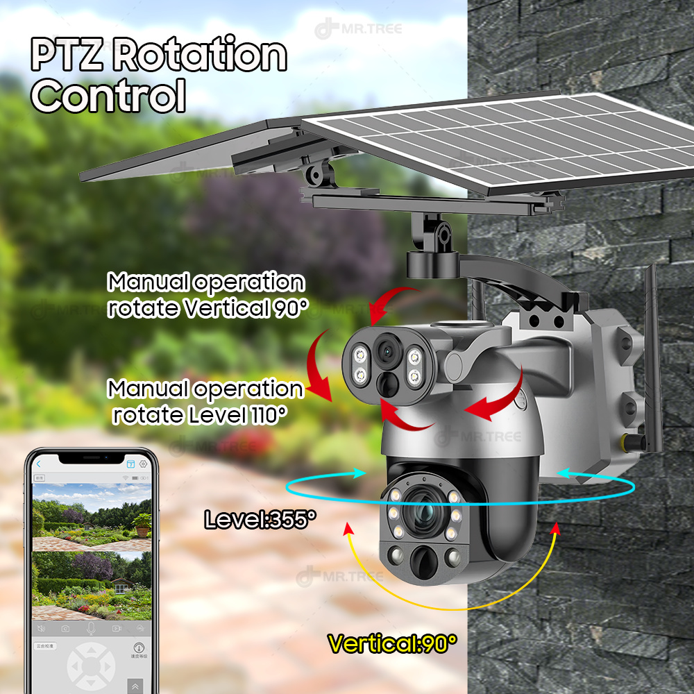 4K 50X Optical Zoom Dual Lens  - Home Security Panel review and price