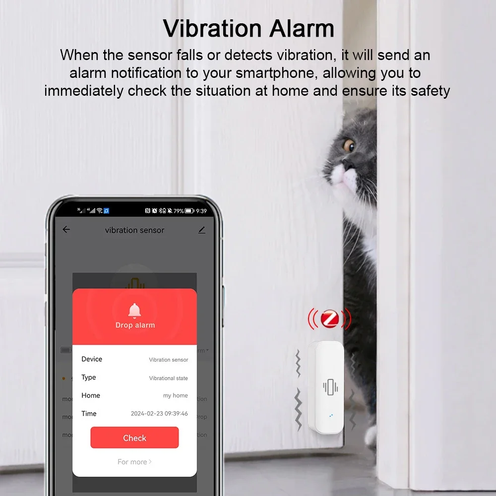Tuya WiFi/Zigbee Smart Vibrati - Home Security Alarm review and price