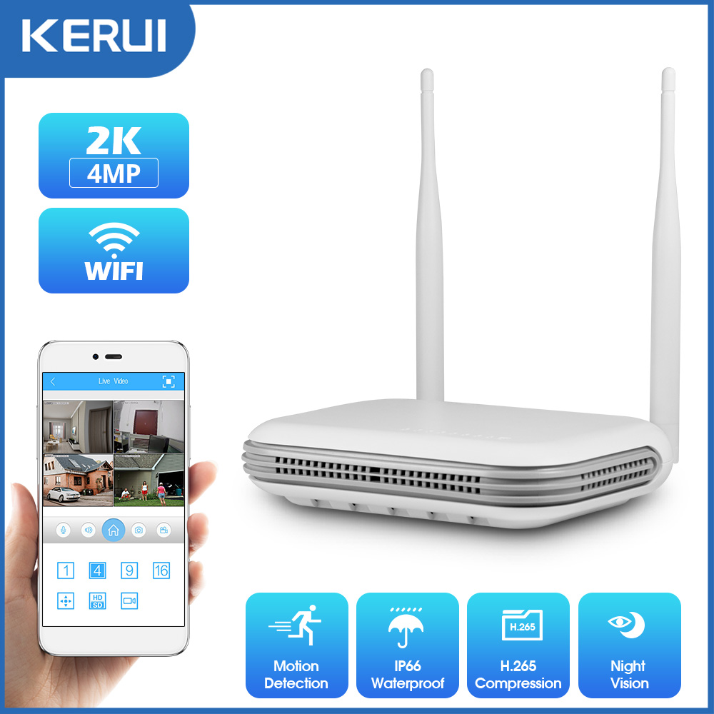 KERUI 2K 4MP Outdoor Full HD S - Home Security Panel review and price