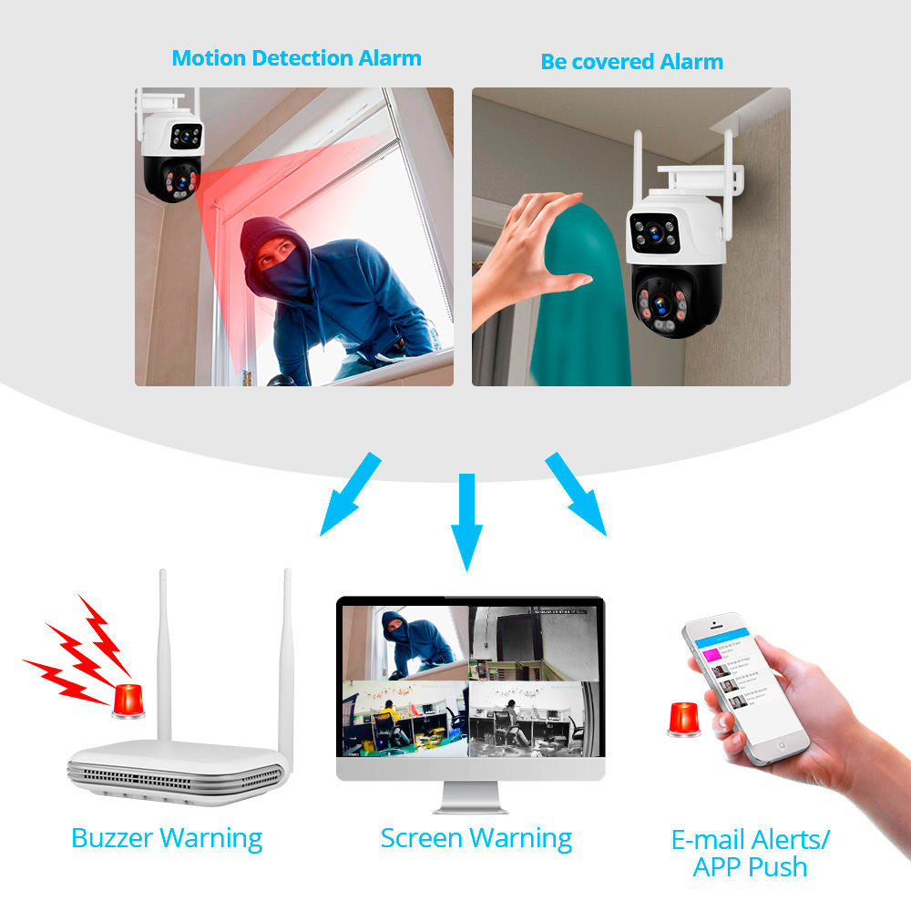KERUI 2K 4MP Outdoor Full HD S - Home Security Panel review and price