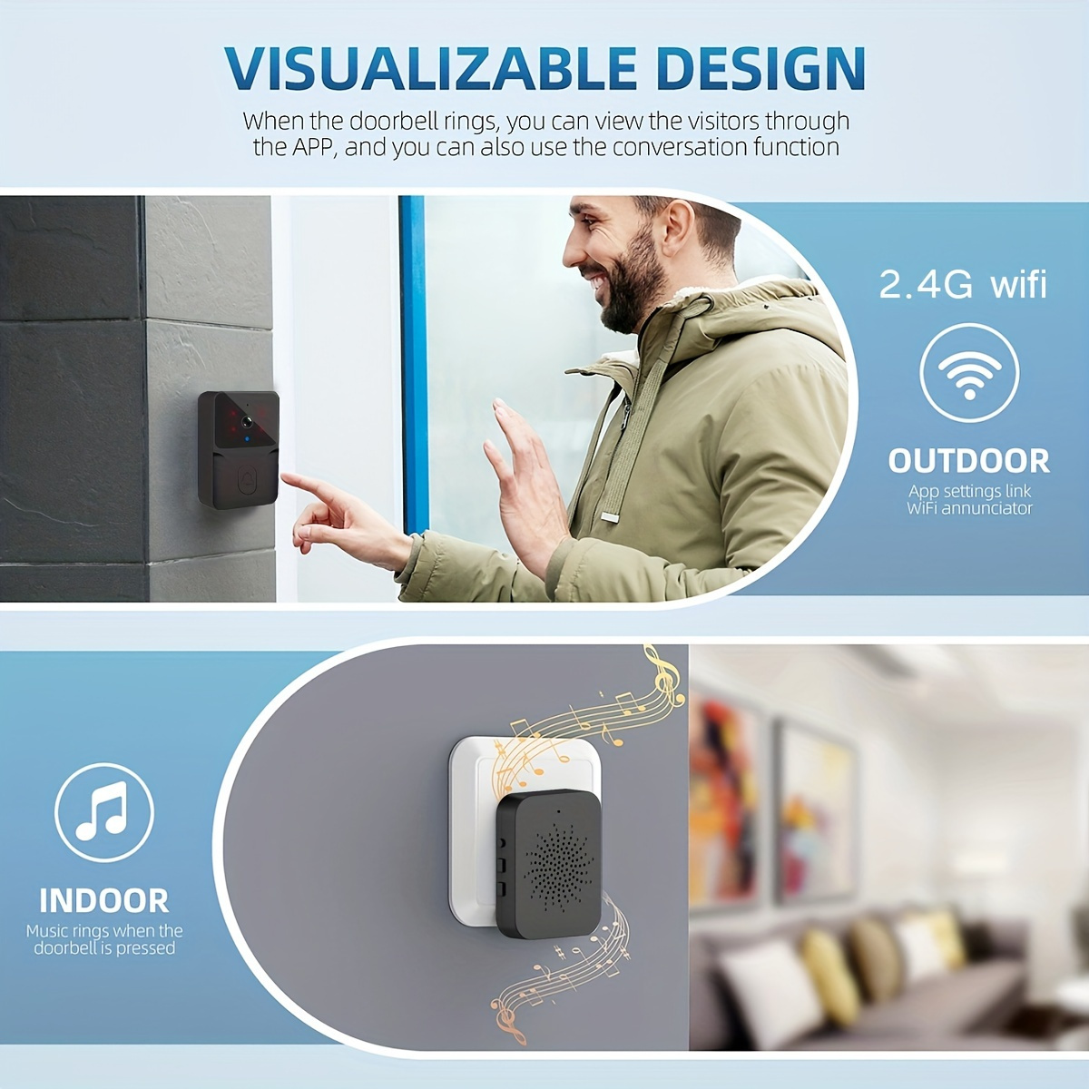 Tuya Wireless Smart Video Door - Home Security Video review and price